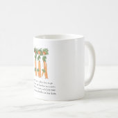 gedicht wortel groente schattige dames Mok (Voorkant rechts)