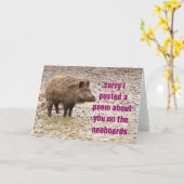 gedichtenexcuses kaart (Gele Bloem)