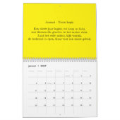 gedichtenkalender kalender (Jan 2027)