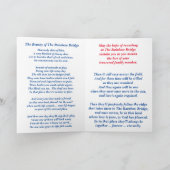 Gedichtenreünie bij de Regenboogbrug gevouwen Kaar Kaart (Binnen)