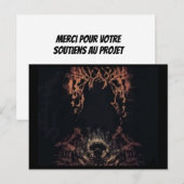 Gedicteerde shamsharothkaart briefkaart (Voorkant / Achterkant)