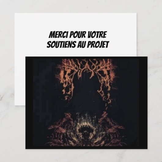 Gedicteerde shamsharothkaart briefkaart (Voorkant / Achterkant)