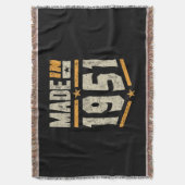 Gediend in 1951, Birthday Gift Deken (Voorkant Verticaal)