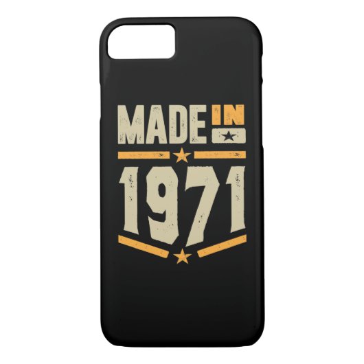 Gediend in 1971, Birthday Gift Case-Mate iPhone Case (Achterkant)
