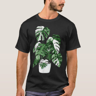 Gedifferentieerd Monstera Deliciosa Variegata Hous T-shirt