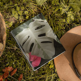 Gedifferentieerde bladbloem van Monstera Notitieboek