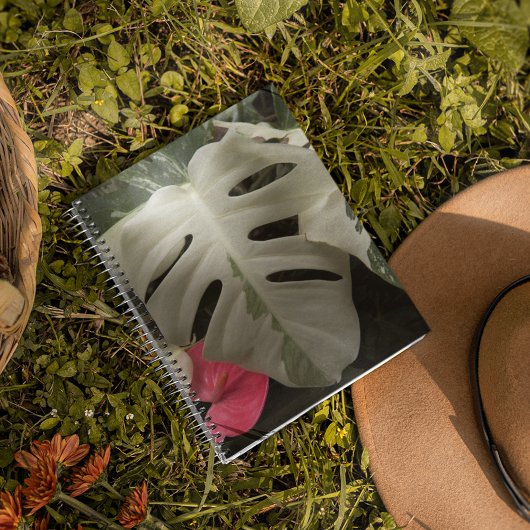 Gedifferentieerde bladbloem van Monstera Notitieboek