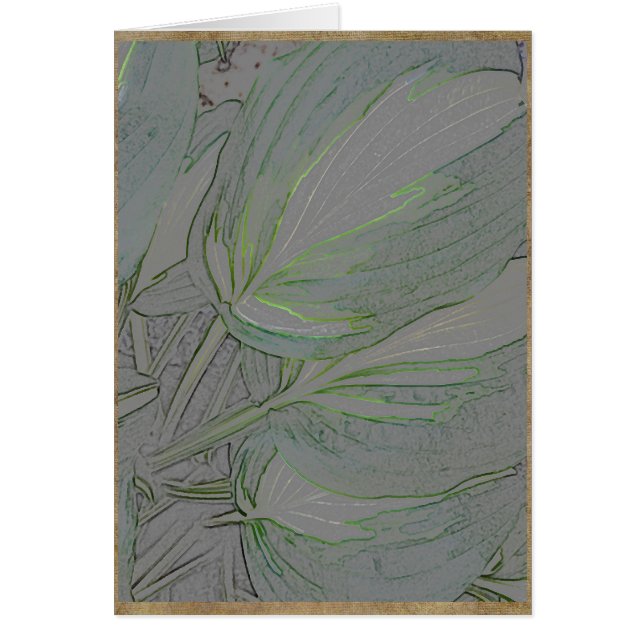 Gedifferentieerde hesta-bladeren (Voorkant)