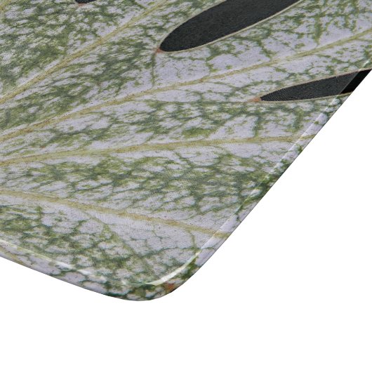 Gedifferentieerde Japanse Fatsia Leaf Floral Snijplank (Hoek)