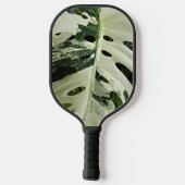Gedifferentieerde Plant van Monstera Leaf Floral Pickleball Paddle (Achterkant)
