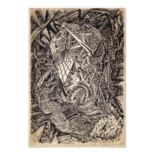 Gediffracteerd (grotbewoner) Fotovergroting Foto Afdruk