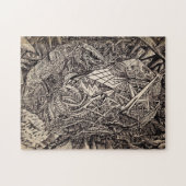 Gediffracteerd (grotbewoner),   legpuzzel (Horizontaal)