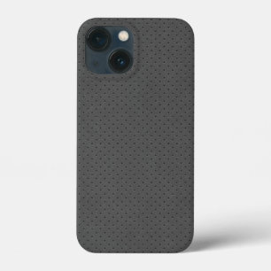 Gedigitaliseerde print van geperforeerd grijs leer Case-Mate iPhone case
