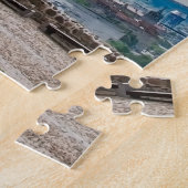 Gediminas-toren in Vilnius, Litouwen Jigzaag Puzzl Legpuzzel (Zijkant)