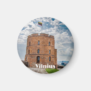 Gediminas-toren in Vilnius, Litouwen Magneet