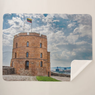 Gediminas-toren in Vilnius, Litouwen Sherpa Deken