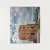 Gediminas-toren in Vilnius, Litouwen Wandkleed (Voorkant)