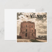 Gediminas toren van Vilnius (Voorkant / Achterkant)