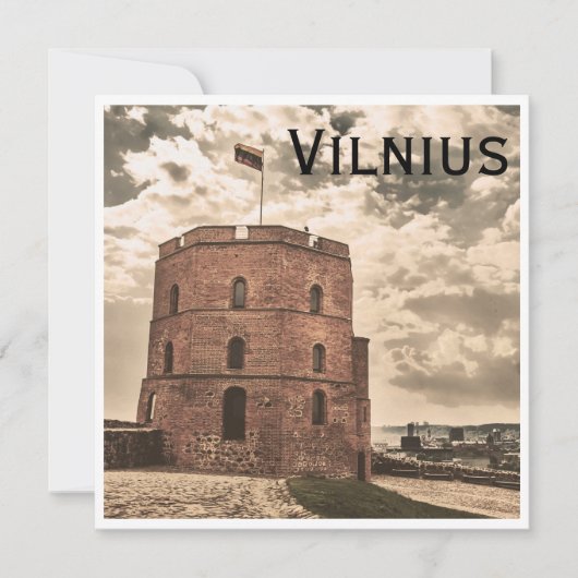 Gediminas toren van Vilnius (Voorkant)