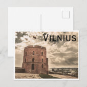 Gediminas-toren van Vilnius Briefkaart (Voorkant / Achterkant)