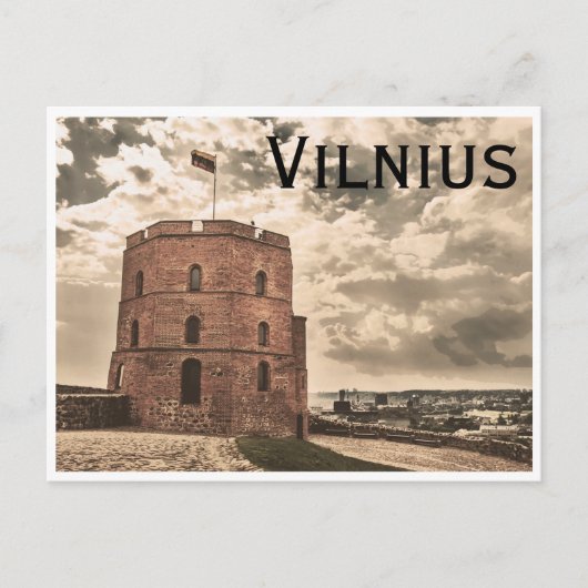 Gediminas-toren van Vilnius Briefkaart (Voorkant)