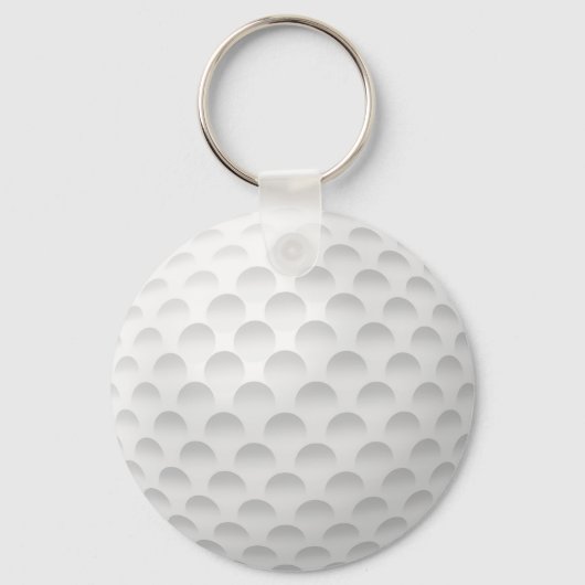 Gedimpeld golfbal patroon sleutelhanger (Voorkant)