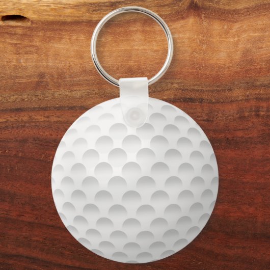 Gedimpeld golfbal patroon sleutelhanger (Achterkant)