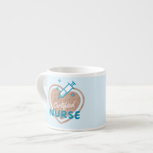 gediplomeerd verpleegster espresso kop