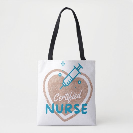 gediplomeerd verpleegster tote bag (Voorkant)
