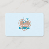 gediplomeerd verpleegster visitekaartje (Achterkant)