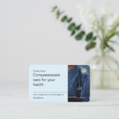 gediplomeerd verpleegster visitekaartje (Staand voorkant)