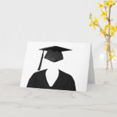 Gediplomeerde Klasse van Pet en Toga Template2 Kaart (Gele Bloem)