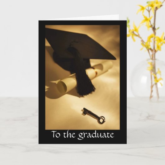 Gediplomeerde - Open Deur Kaart (Gele Bloem)