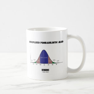 Gedisciplineerde Probabilistische Geest Binnen Klo Koffiemok