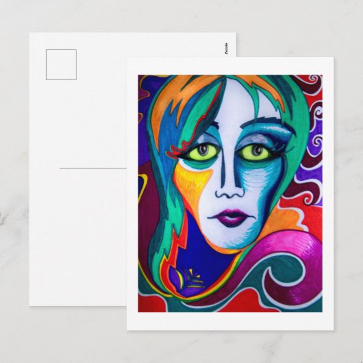 gedistilleerd briefkaart (Voorkant / Achterkant)