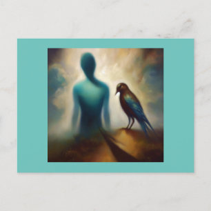 Gedistilleerd Dier Bluebird 1 Briefkaart