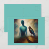 Gedistilleerd Dier Bluebird 1 Briefkaart (Voorkant / Achterkant)