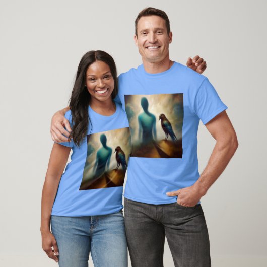 Gedistilleerd Dier Bluebird 1 T-shirt (Unisex)