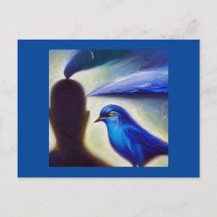 Gedistilleerd Dier Bluebird 2 Briefkaart