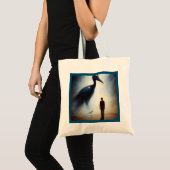 Gedistilleerd dier Heron 2 Tote Bag (Voorkant (product))