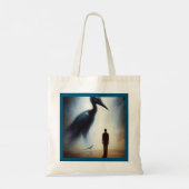 Gedistilleerd dier Heron 2 Tote Bag (Achterkant)