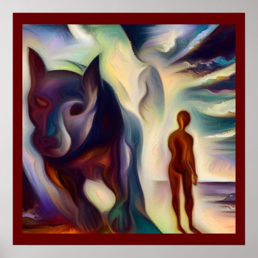 Gedistilleerd dier hond 2 poster (Voorkant)