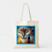 Gedistilleerd dier kat 3 tote bag (Achterkant)