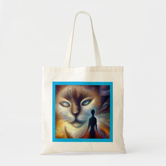 Gedistilleerd dier kat 3 tote bag (Voorkant)