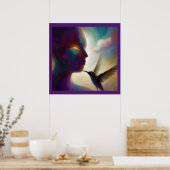 Gedistilleerd dier kolibrie 1 poster (Keuken)