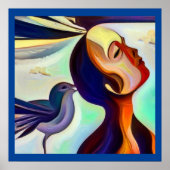 Gedistilleerd dier kolibrie 2 poster (Voorkant)