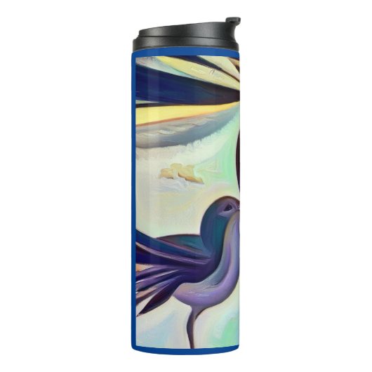 Gedistilleerd dier kolibrie 2 thermosbeker (Gedraaid links)