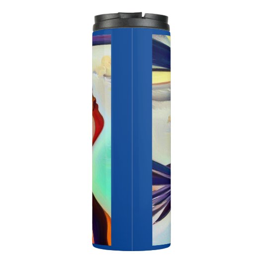 Gedistilleerd dier kolibrie 2 thermosbeker (Achterkant)