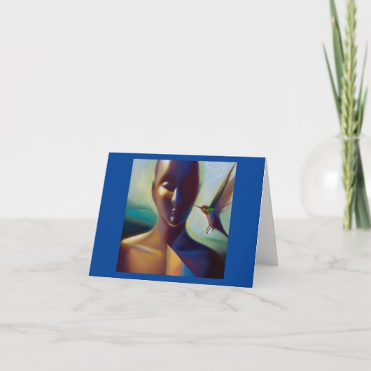 Gedistilleerd dier kolibrie 3 kaart (Voorkant)