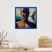 Gedistilleerd dier kolibrie 3 poster (Keuken)